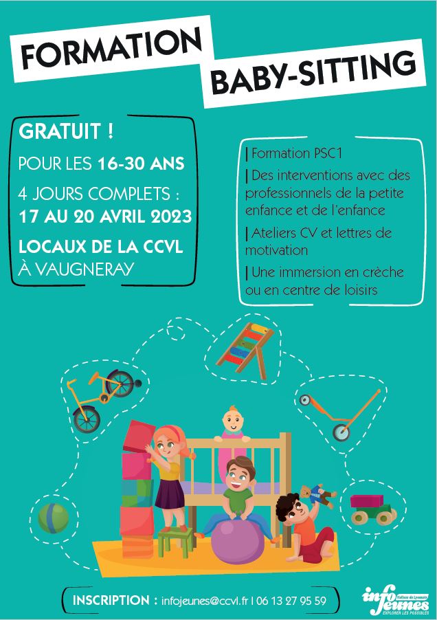 formation baby sitting 17 avril