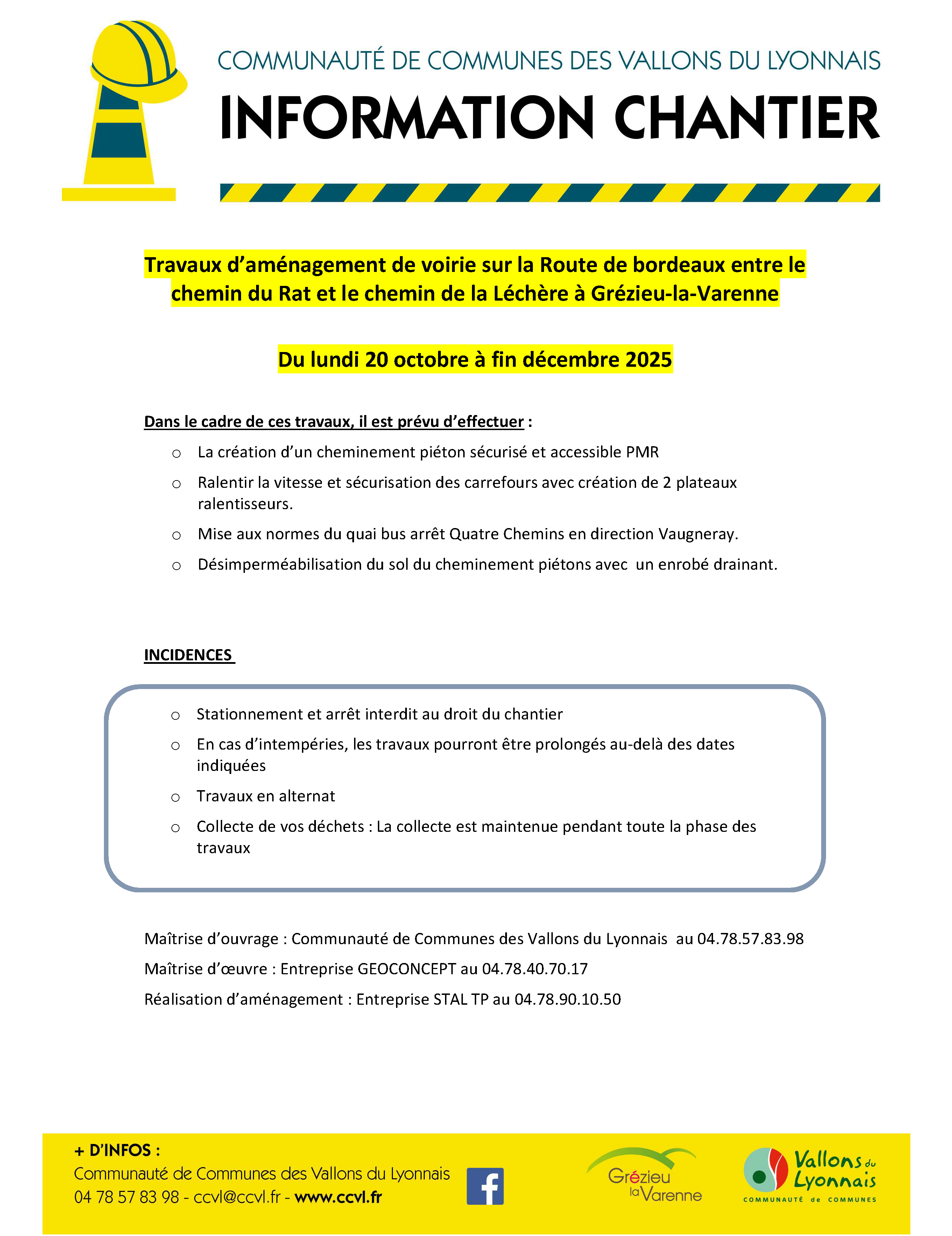 CCVL route de Bordeaux