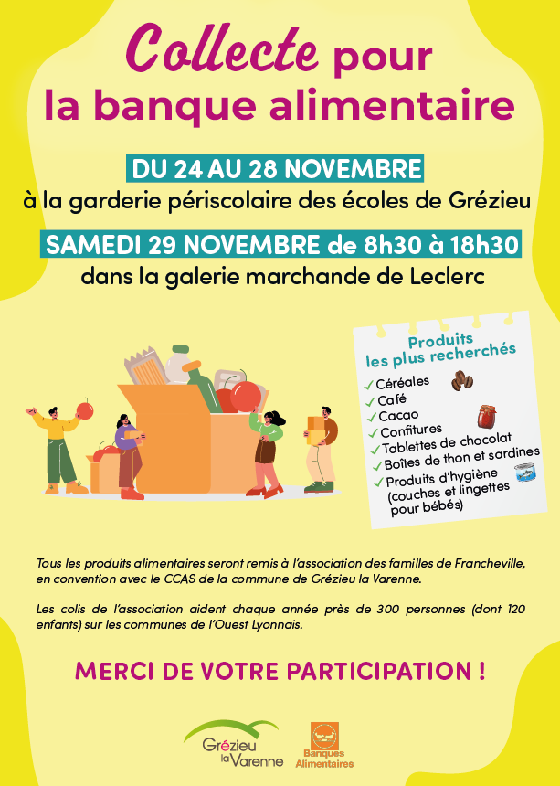 collecte banque alimentaire 2025