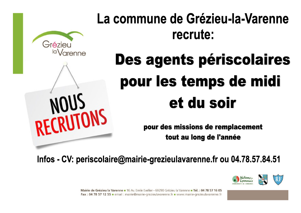 recrutement périscolaire